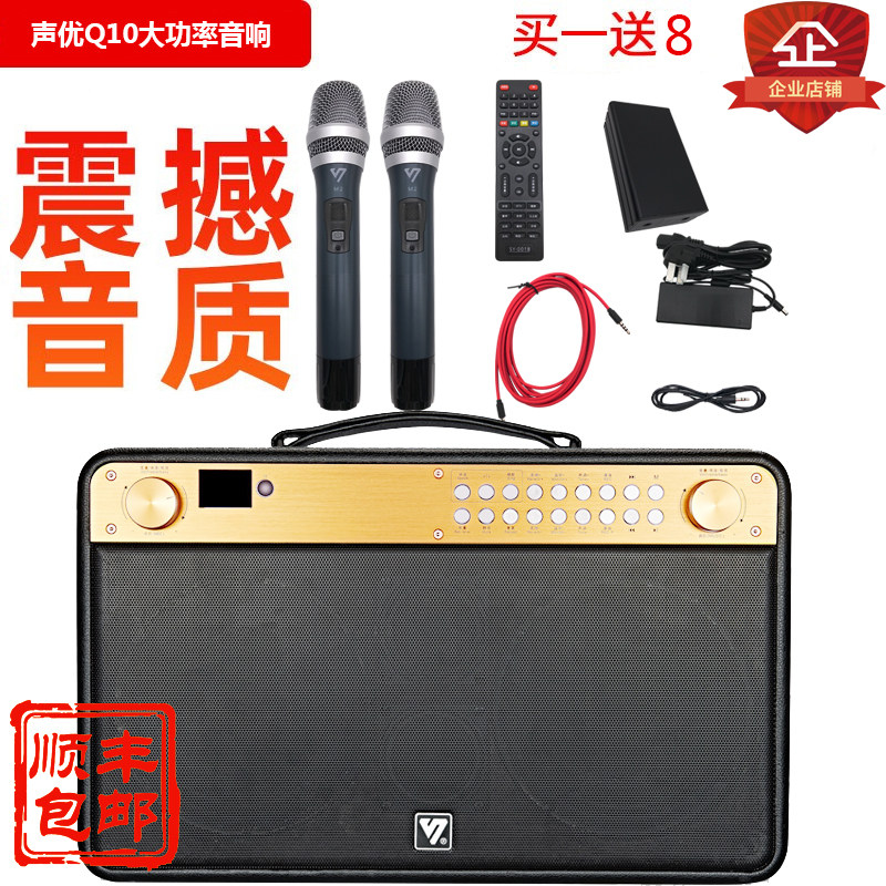 Voice actor audio Q12 portable high-power Bluetooth live broadcast dedicated Q10 saxophone professional outdoor use