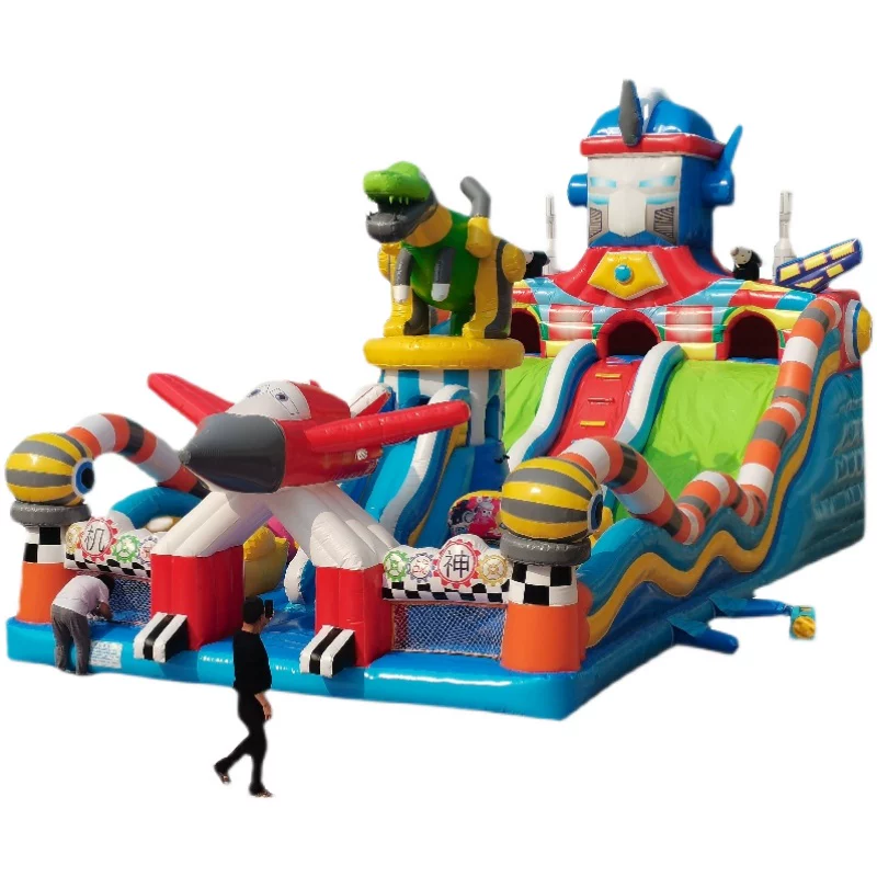 Inflatable castle, trampoline for amusement parks, mechanical slide, monkey king