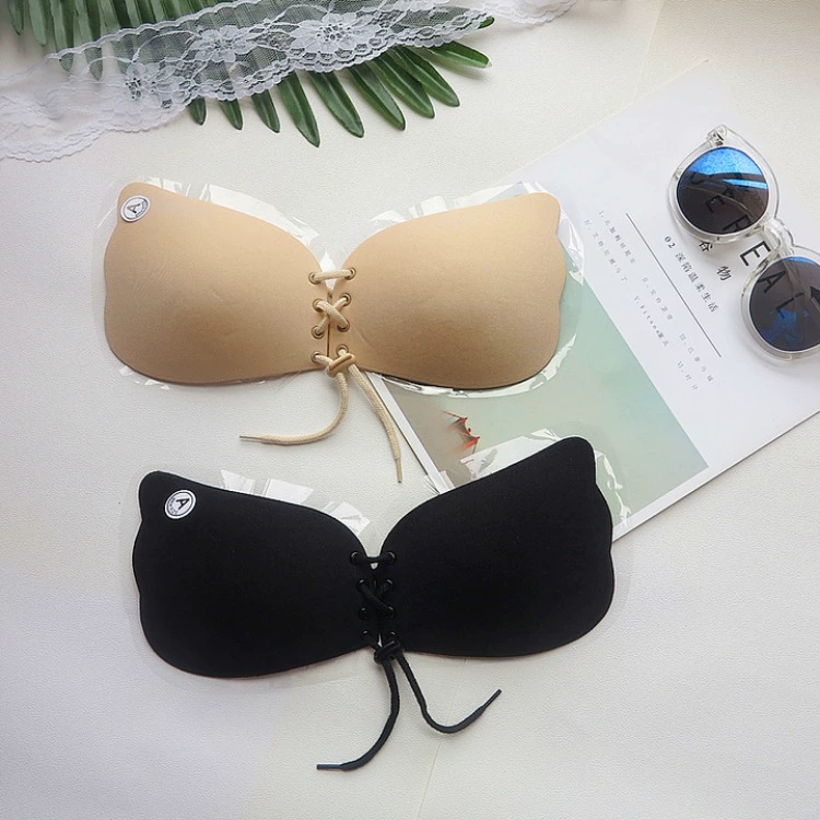 [Kỳ nghỉ trận đấu] Áo ngực vô hình thu thập miếng dán ngực silicon quây Thái mặc áo lót đáy quần lót nữ