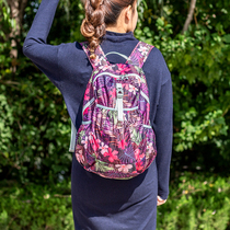 Ultra-light backpack backpack backpack foldable printed ultra-thin skin bag travel mountaineering waterproof ethnic small backpack women