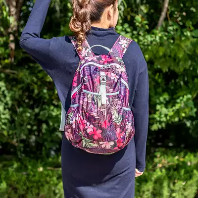 Ultra-light backpack backpack foldable printed ultra-thin skin bag travel mountaineering waterproof ethnic small backpack women