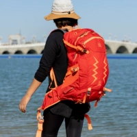 Оранжевая лямка 38L, слегка окрашенная