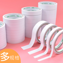 Deli double-sided adhesive on both sides of the strong sponge High viscosity wall fixing tape Super sticky ultra-thin transparent without leaving a trace Students with manual diy Children with kindergarten stationery office supplies wholesale