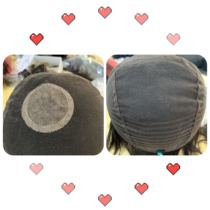 Factory direct sales handmade crocheted real hair