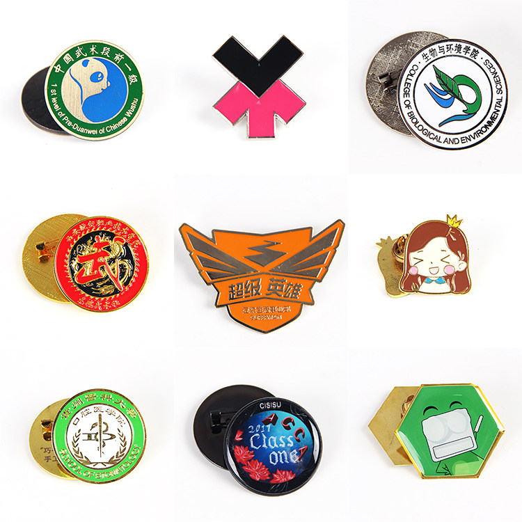 Metal badges set to make crystal rubber chest card Custom Tongan Order Badge Commemorative Banbadge print DIY Chest Badge