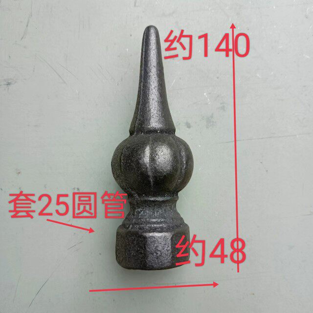 Sleeve Round Pipe Tips Iron Art Spear Frame Accessories Iron Art Bed Accessories Iron Art Welding Figure Iron Art Welding Flower Boards 