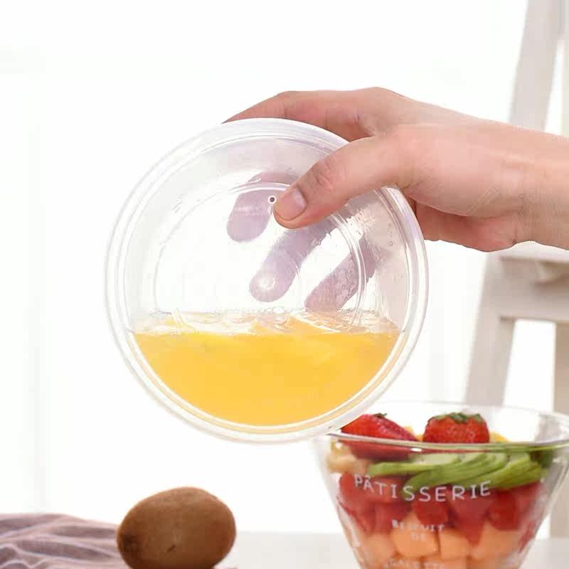 Disposable packing box Lunch box Lunch box Bowl without lid with lid with spoon Small delivery fast food box round plastic