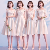 Платье подружки невесты, вечернее платье, летняя юбка, цвета шампанского, подходит для подростков