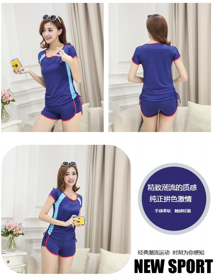 Bộ đồ bơi mới 2018 phù hợp với mùa xuân nóng bỏng Hàn Quốc Slim gợi cảm bên bờ biển che bụng chia đôi đồ bơi nữ bảo thủ đồ bơi nữ 2 mảnh kín đáo