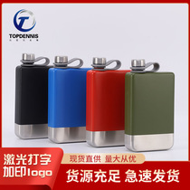 Supply of new outdoor portable 304 stainless steel spray-painted wine bottle 9 oz.