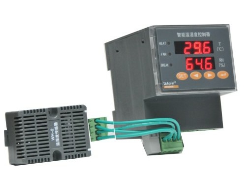 Ancore Electric WHD90R-11 C rail type intelligent temperature and humidity measurement and control instrument RS485 communication Acrel