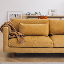 minimore)Chengcheng Sofa)Nordic Retro Japanese Style Simple Fabric Art Detachable and Washable Living Room Small Apartment Three Persons