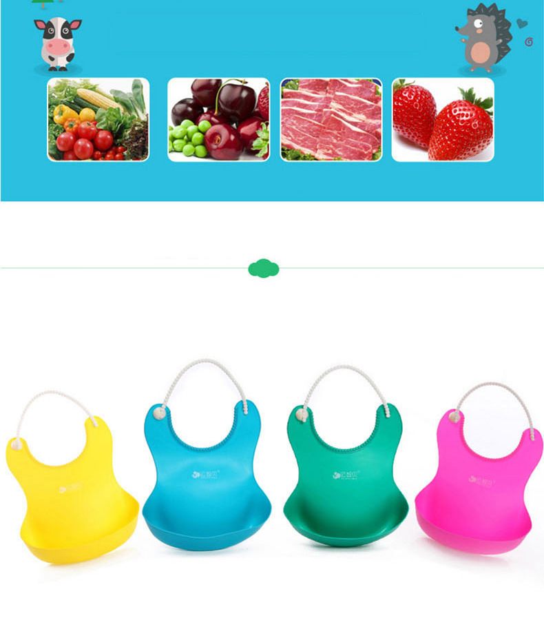 Yunzhibei bé bib bib trẻ em ăn túi nước bọt bé thức ăn cho bé bát cơm mẹ và đồ dùng cho trẻ em - Cup / Table ware / mài / Phụ kiện cốc cho bé