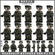 Suitable for Lego Building Blocks, Police Swat Figures, Special Forces Mini-Figures, Police Four-Sided Printed Figures, Assembly Toys