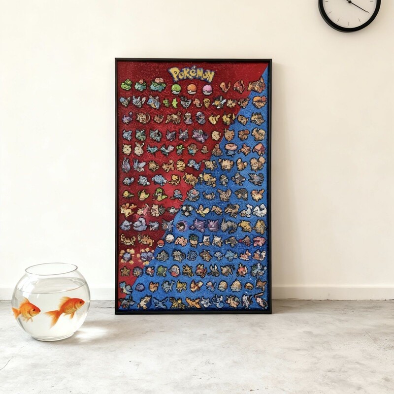 Pokémon Exclusive Photo Frame Aluminum Alloy Frame Thin Edge Pokémon Merchandise Bead Photo Frame