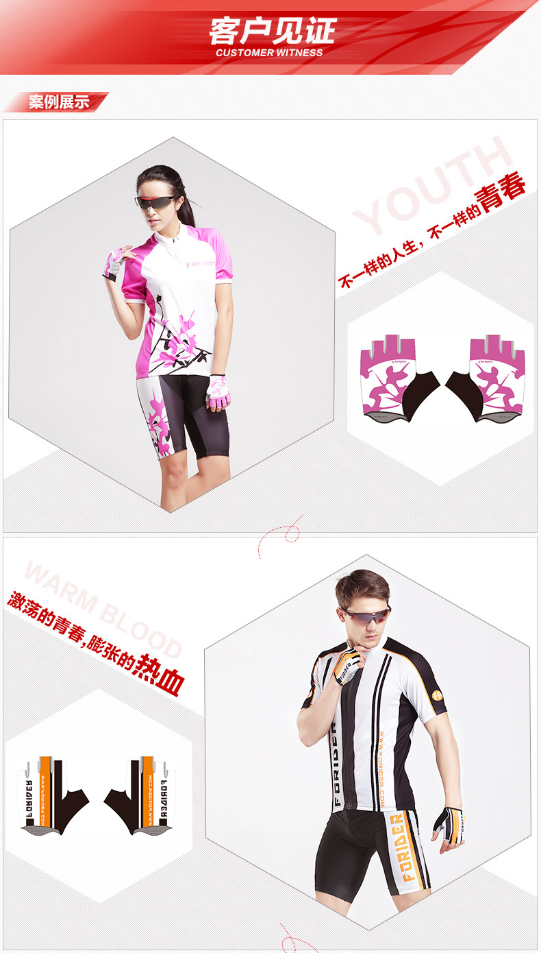 Gants de cyclisme mixte FORIDER - Ref 2243997 Image 9