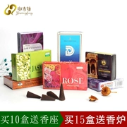 Xác thực nhập khẩu hương liệu Ấn Độ hương nón trong nhà gỗ đàn hương oải hương làm bằng tay tháp hương liệu gia vị nhiều loại hương liệu - Sản phẩm hương liệu