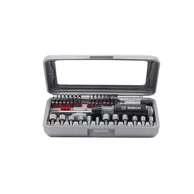 Open additional ticket Bosch 46-piece set of ratchet hexagon socket cross screwdriver screwdriver set batch head