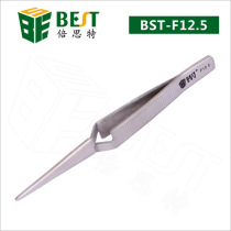 Bester special tweezers cross reverse clamp flat clamp matte shovel tweezers non-magnetic sandblasting passivation