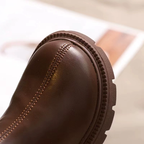 Martens, демисезонные ботинки, модные детские короткие сапоги, в западном стиле