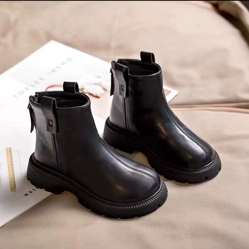 Martens, демисезонные ботинки, модные детские короткие сапоги, в западном стиле