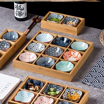 Nine Palace Lattice Trays Cutlery Dish Tray Dish Suit Ingredients Sauce Cooking Hot Pot Nets Red Vegetables Sushi Dishes