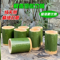 Bamboo Tube Glutinous Rice Dumplings Mold Home Single Section Beginology Private Network Red Convenience Bamboo Products Multiple Piston Style Wearing Rope Steam Barrel