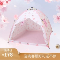 Changhua Hot sale Children indoor baby Automatic outdoor tent Big house Princess Girl toy game house Castle