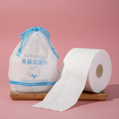优可柔一次性洗脸巾大卷筒式洗面巾加厚珍珠纹纯棉无菌美容院专用