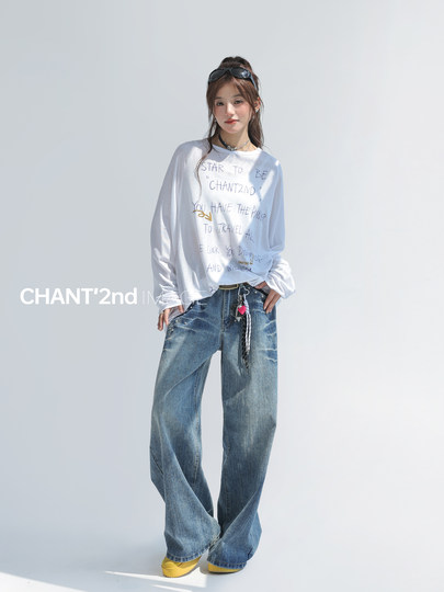 CHANT2nd Lyocell Tencel-Camiseta de manga larga para mujer, camiseta fina de verano para protegerse del sol, top holgado ligeramente transparente