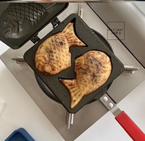 Snapper Burning Molds Electric Cake Machine Electric Hot Baking Pan Home Frying Pan Mesh Red Egg special baking pastry stall Barbecue Grill