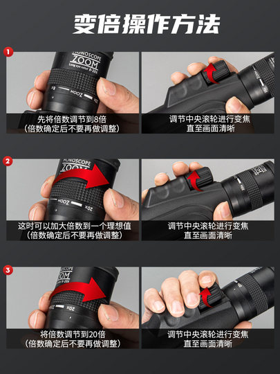 熊猫panda单筒望远镜高倍高清微光夜视手持专业级户外眼镜