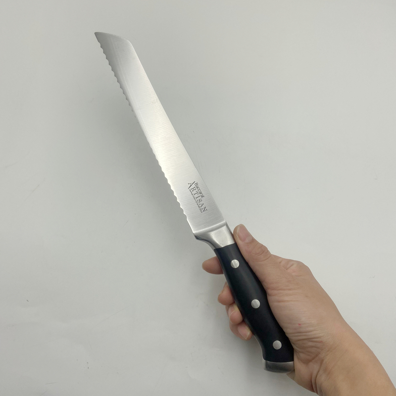 French Baccarat Artisan 8inch Stainless Steel Bread Knife Toast Knife Baguette Knife French Baccarat Artisan 8inch Stainless Steel Bread Knife Toast Knife Baguette Knife
