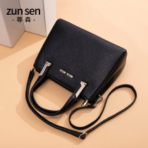 Leather middle-aged mother crossbody Hand bag women bag 2021 new fashion foreign style cowhide leather shoulder large capacity bag