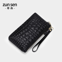 Zunsen leather large capacity handbag women long wallet 2021 New Fashion soft leather handbag small coin wallet