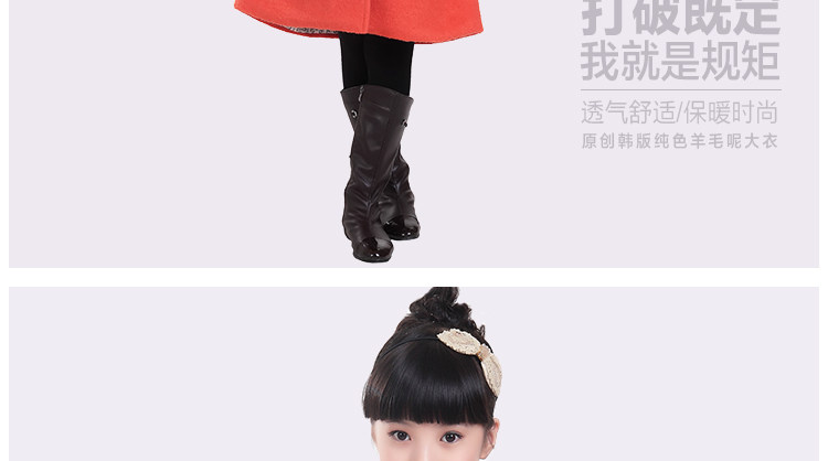 Manteau pour fille en laine - Ref 2162389 Image 70