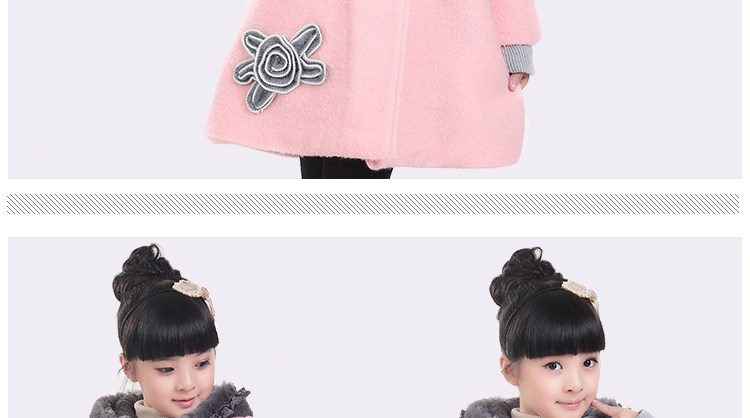 Manteau pour fille en laine - Ref 2162389 Image 83