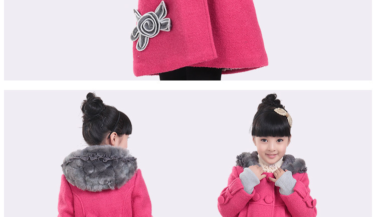 Manteau pour fille en laine - Ref 2162389 Image 64
