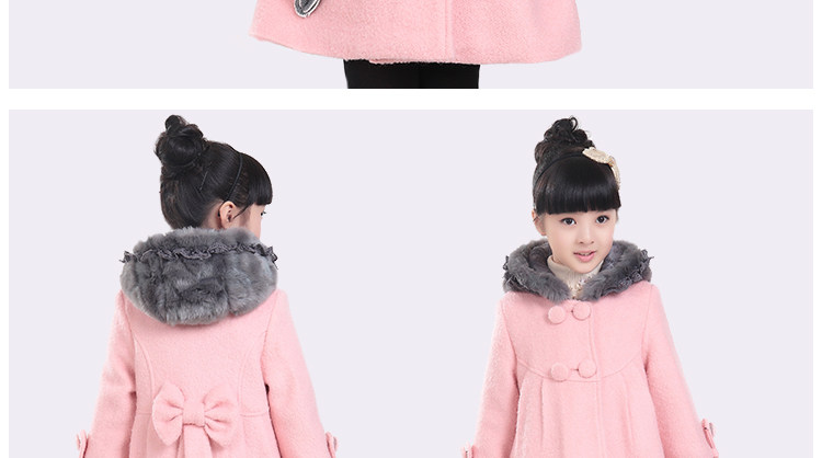 Manteau pour fille en laine - Ref 2162389 Image 80