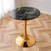 Зеленый нефрит/круглый стол [подставка для динамика с золотым гальваническим покрытием]