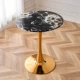 Bvlgari черный/круглый стол [подставка для динамика с гальваническим покрытием золота]