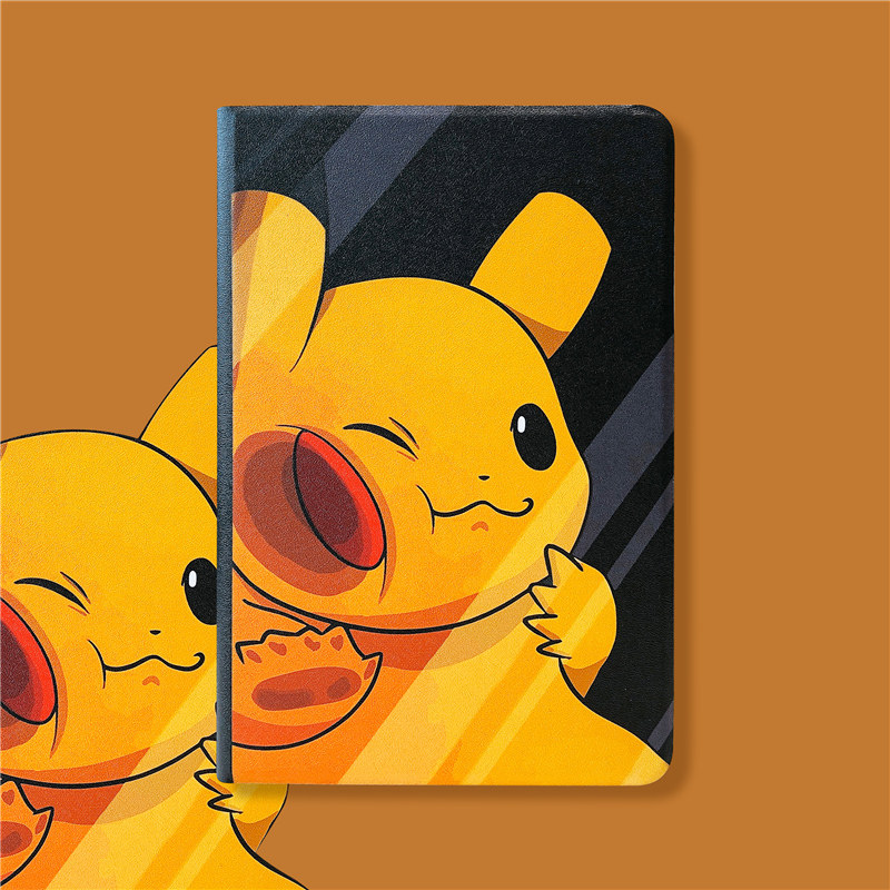 Cartoon 2019 new ipad case 10 2 tablet apple air3 imitation leather pro9 7 shell silicone ipad6 pikachu 10 5 inch 2018 mini 1