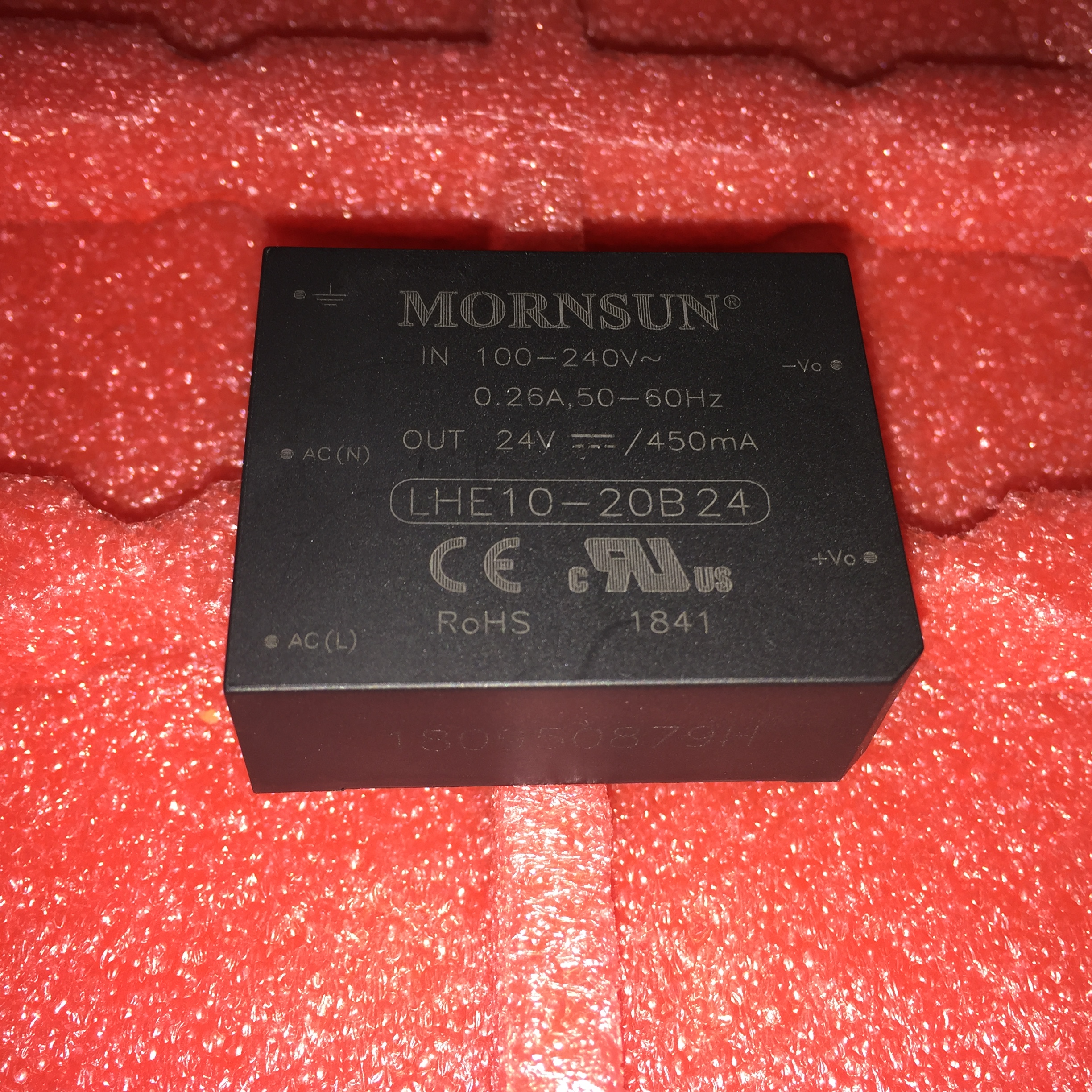 LHE10-20B24 jin sheng yang AC-DC power module 85-264V go 24V 450mA 10W original pen-hold