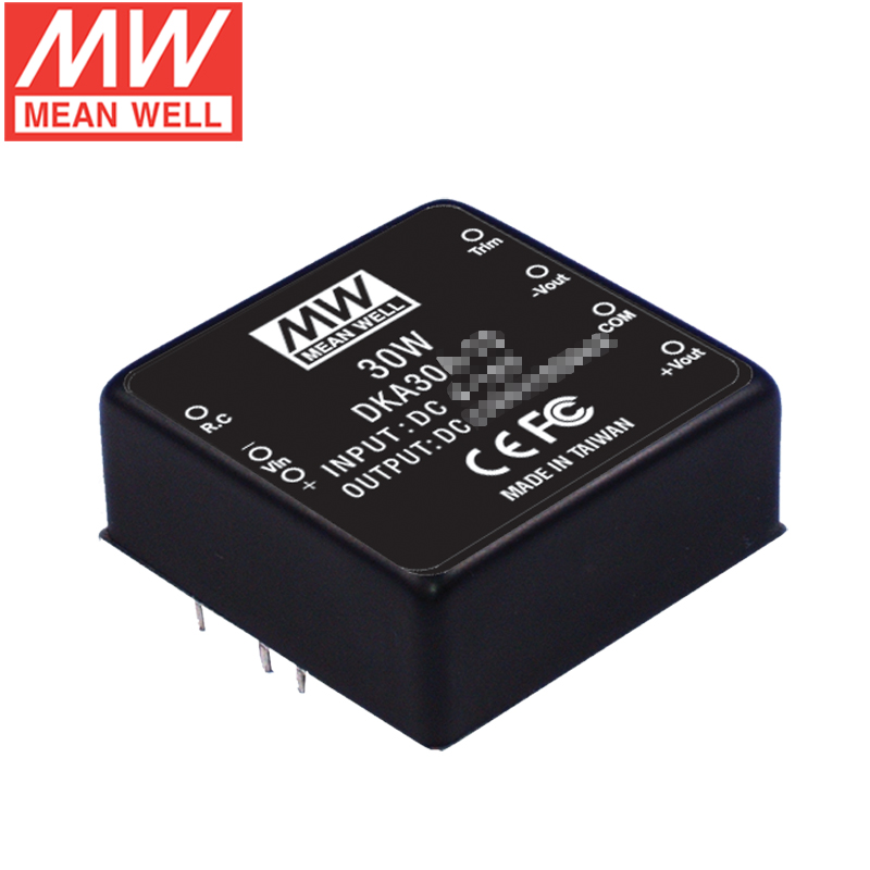 Taiwan Mingwei DKA30C-12 module power supply 30W36~72V to ±12V1 25A remote control dual-way