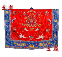 Dragon tent table around long gown gossip hat Taoist small sleeve night Double Dragon Kowloon Gold Line high gong