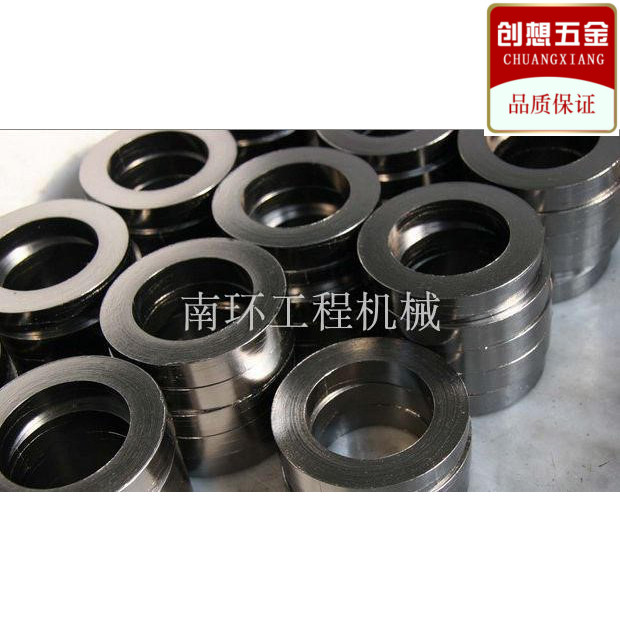 The loading metal high hardness bucket axis thickening 10MM iron gasket adjustment wear - resistant pad excavator flange manufacturer direct sales