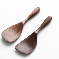  Black walnut rice spoon Household rice spoon Non-stick rice rice shovel Wooden rice cooker Wooden rice shovel Rice spoon