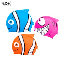  DK new cute fashion swimming cap comfortable waterproof silicone swimming cap unisex waterproof swimming cap