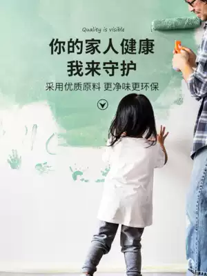 Sanqing water-based environmentally friendly wall paint paint color home children self-brushing latex paint art interior refurbished paint