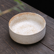 Tough pottery large tea wash kung fu tea set accessories ceramic cup wash retro water